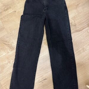 Women's Black Wide Leg Jeans